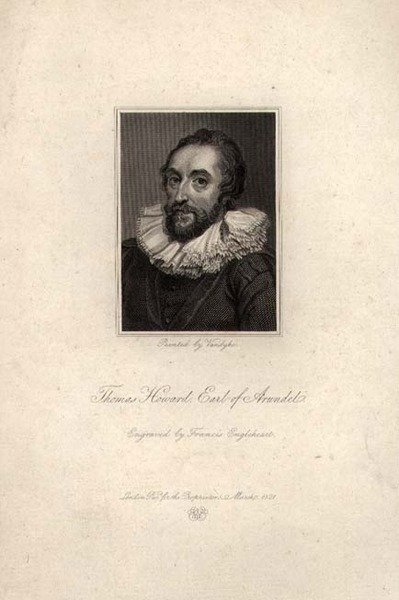 Thomas Howard, Graaf van Arundel (1585-1646), gegraveerd door Francis Engleheart door Anthony van (after) Dyck