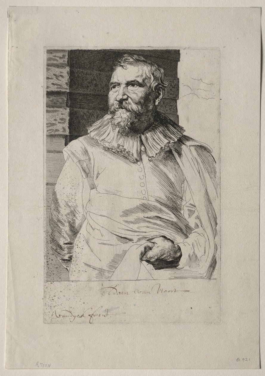 Adam van Noort door Anthony van Dyck