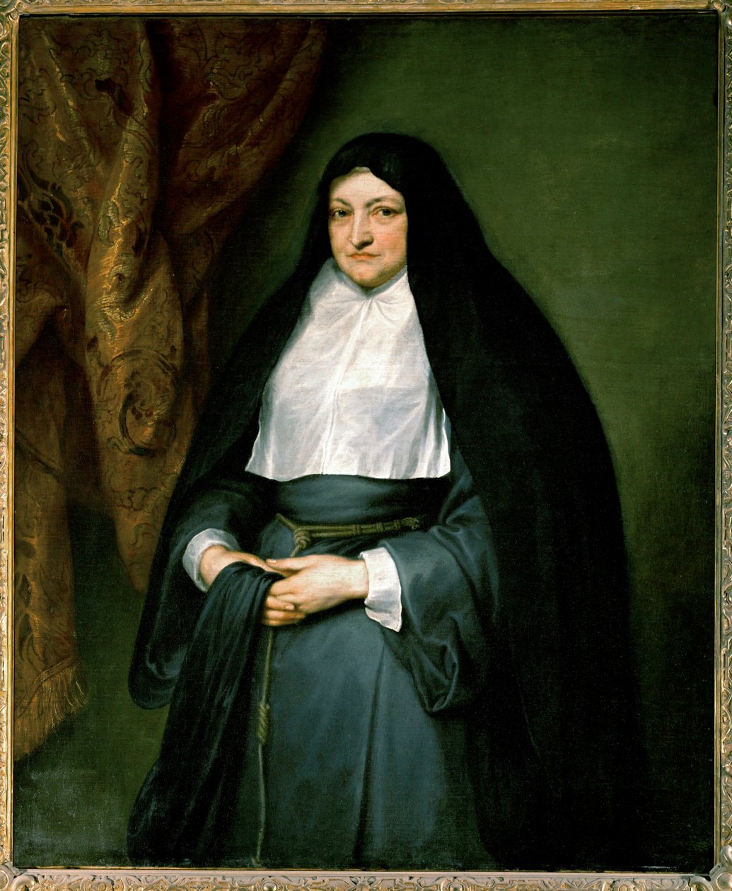 Infanta Isabella Clara Eugenia, regentes van de Spaanse Nederlanden, echtgenote van Erzherzog Albrecht ... door Anthony van Dyck