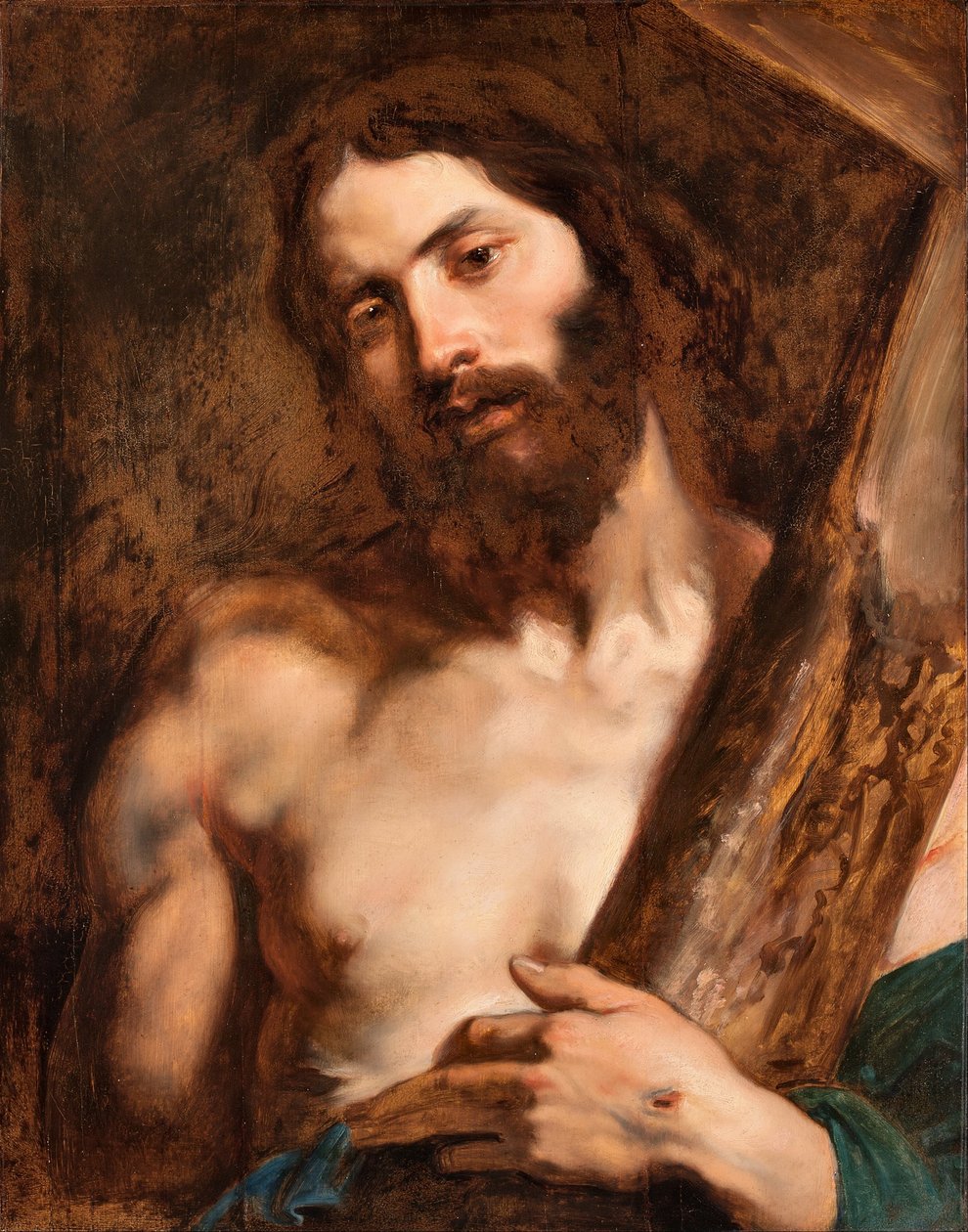 Italiaans: cristo portacroce Christus die het kruis draagt door Anthony van Dyck
