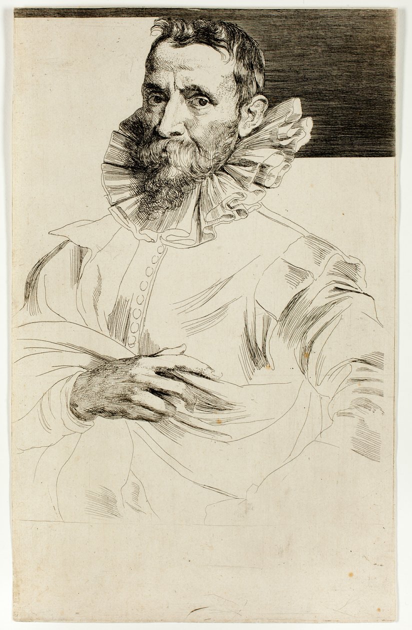Jan Brueghel de Oude door Anthony van Dyck