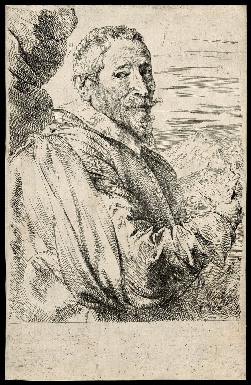 Joos de Momper door Anthony van Dyck