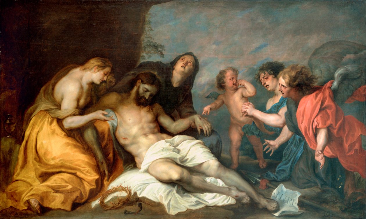 Rouw om de dood van Christus door Anthony van Dyck