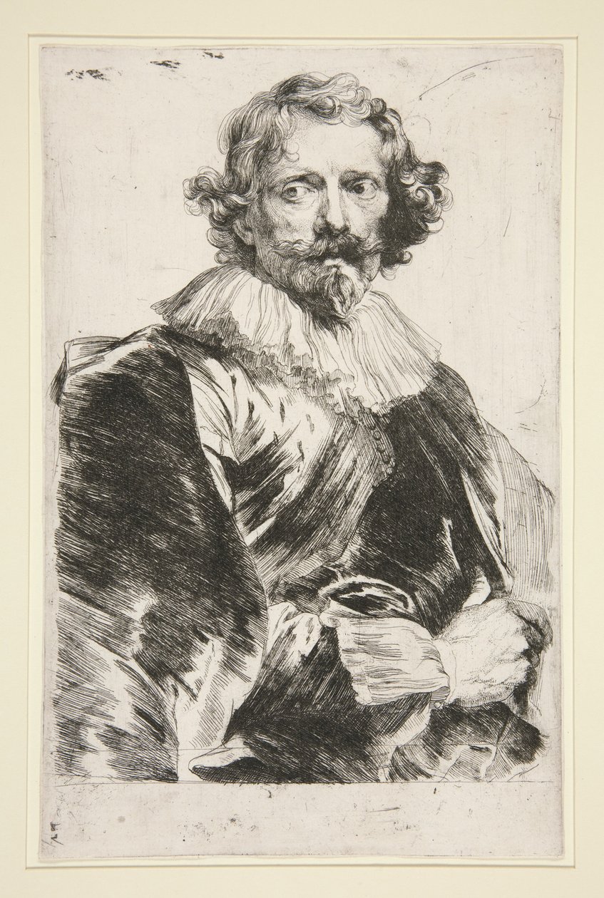 Lucas Vorsterman door Anthony van Dyck