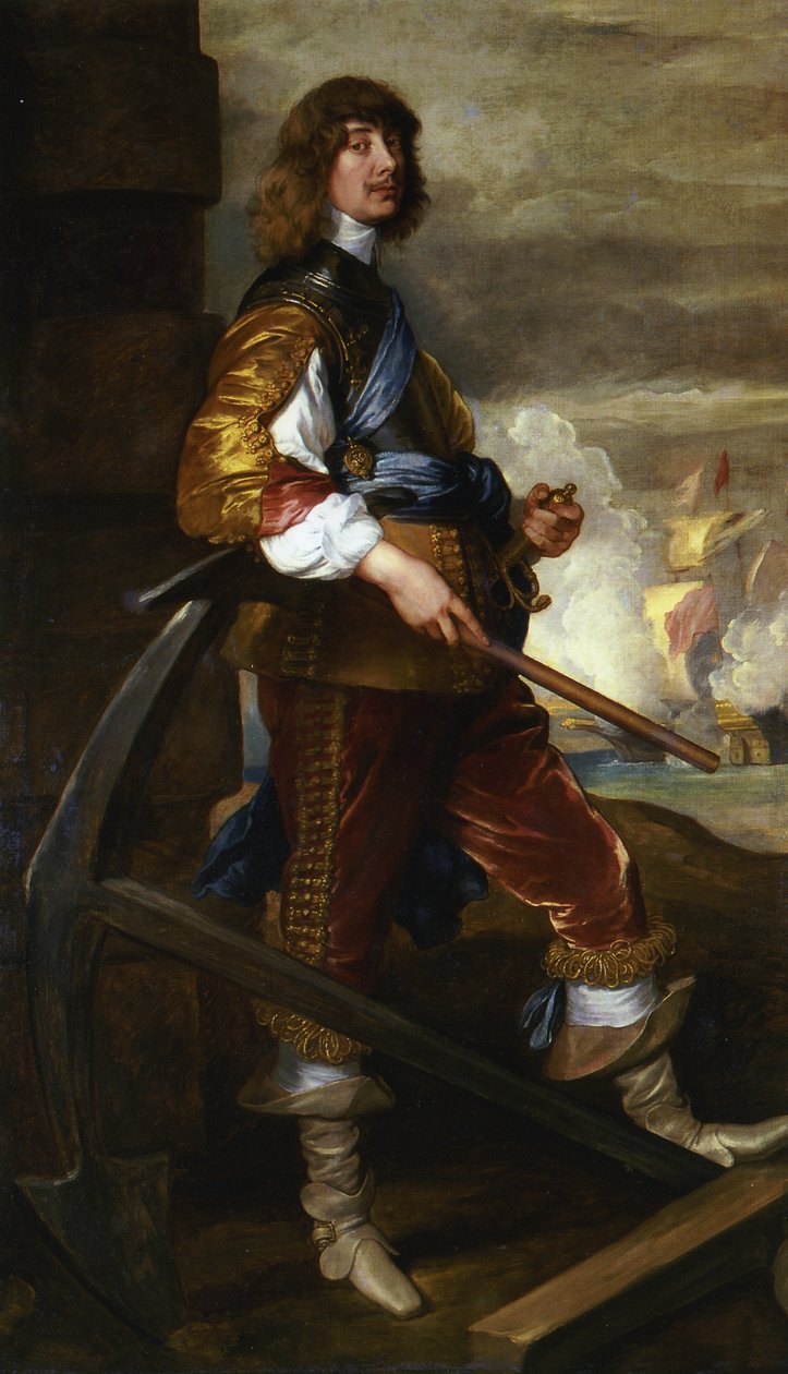 Portret van Algernon door Anthony van Dyck