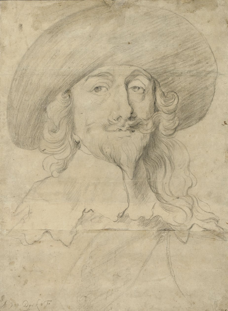 Portret van Karel I door Anthony van Dyck