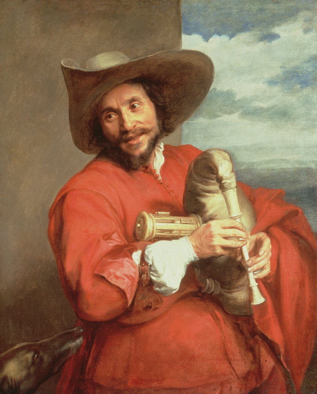 Portret van Francois Langlois (1589-1647) door Anthony van Dyck