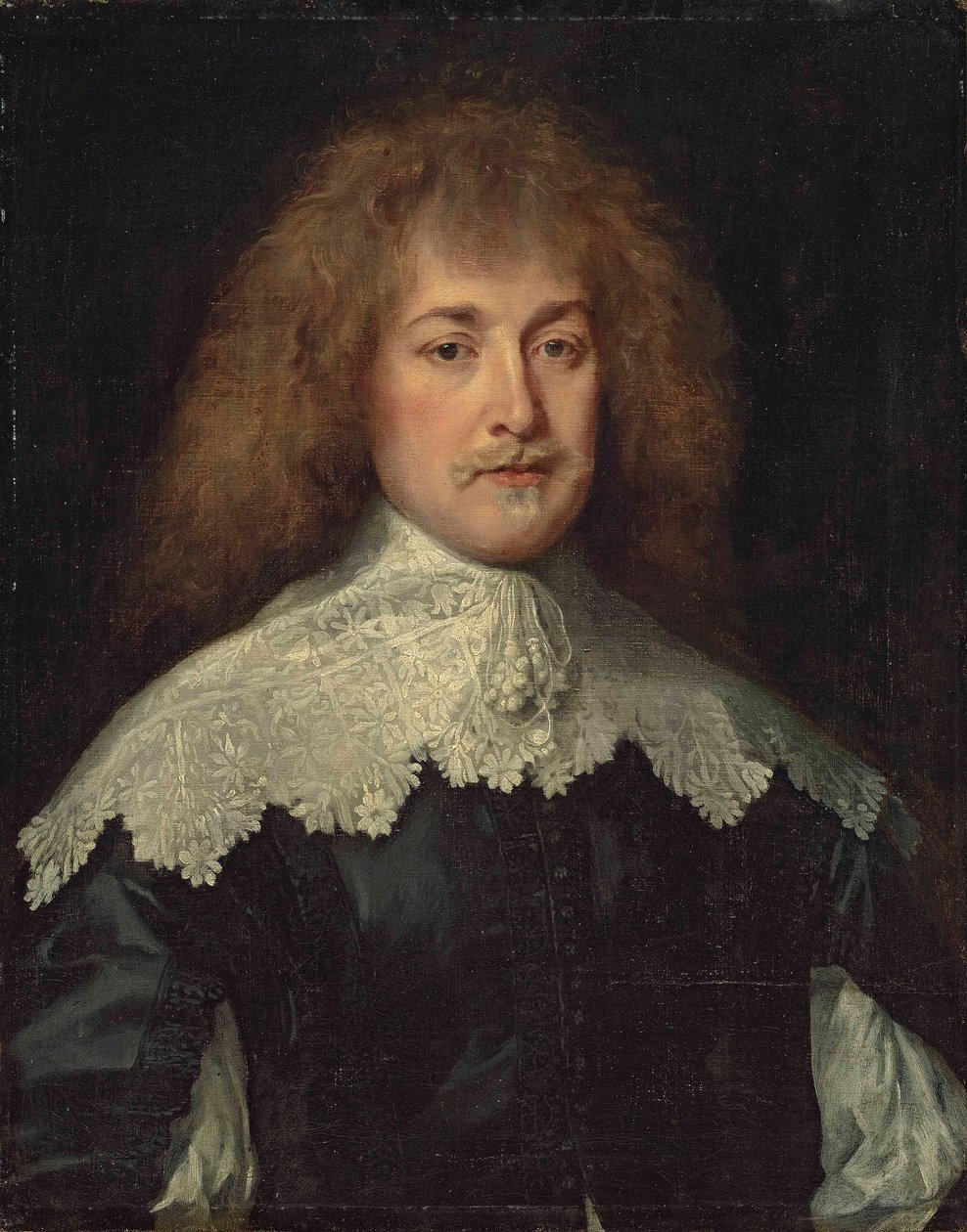 Portret van Henry Jermyn, Lord Jermyn, graaf van St. Albans (1605-1684) door Anthony van Dyck