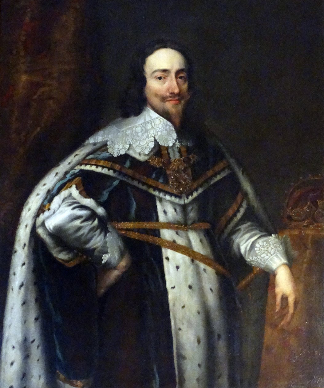 Portret van koning Charles I van Engeland door Anthony van Dyck