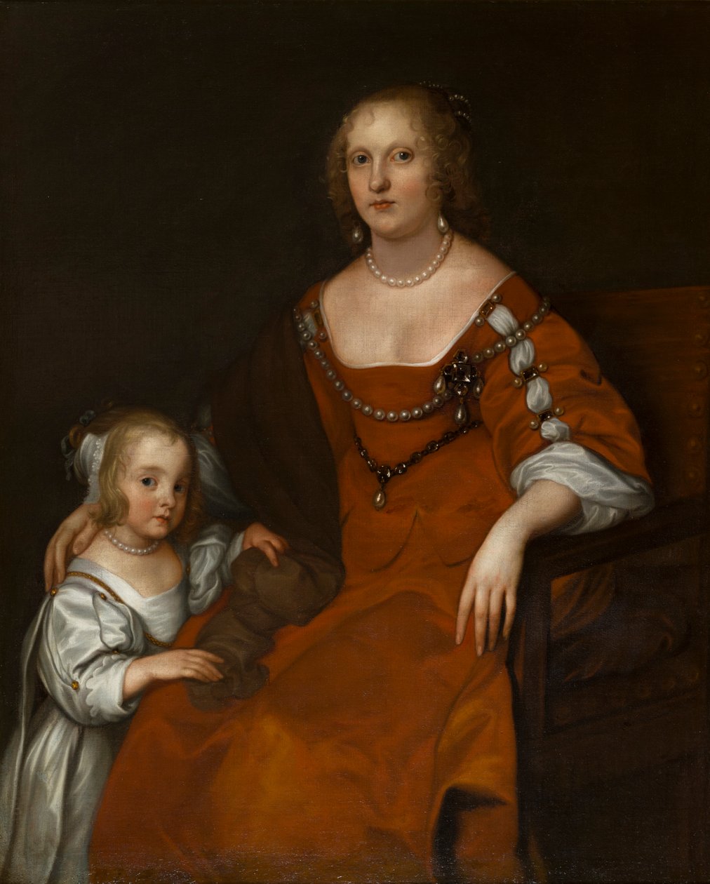 Portret van Margaret Howard, Gravin van Carlisle en Lady Diana Russell, later Lady Allington door Anthony van Dyck