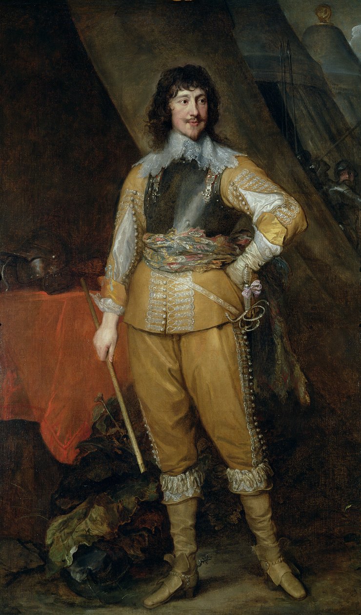 Portret van Mountjoy Blount, Graaf van Newport (c.1597-1666) c.1637-8 door Anthony van Dyck