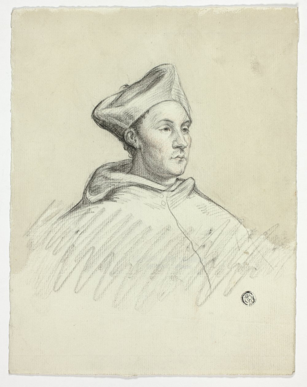 Portret van een kardinaal door Anthony van Dyck