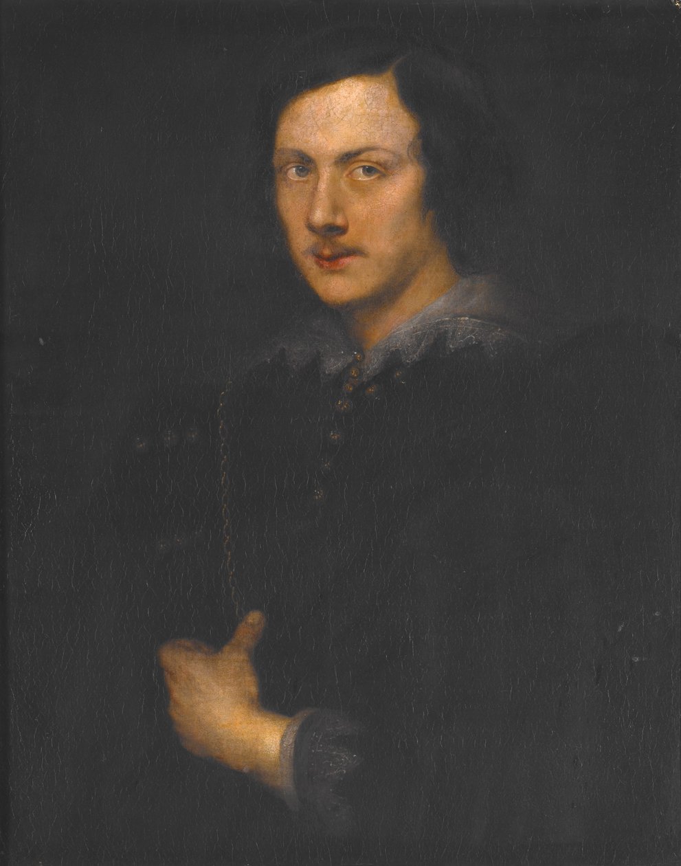 Portret van een Genuese edelman door Anthony van Dyck