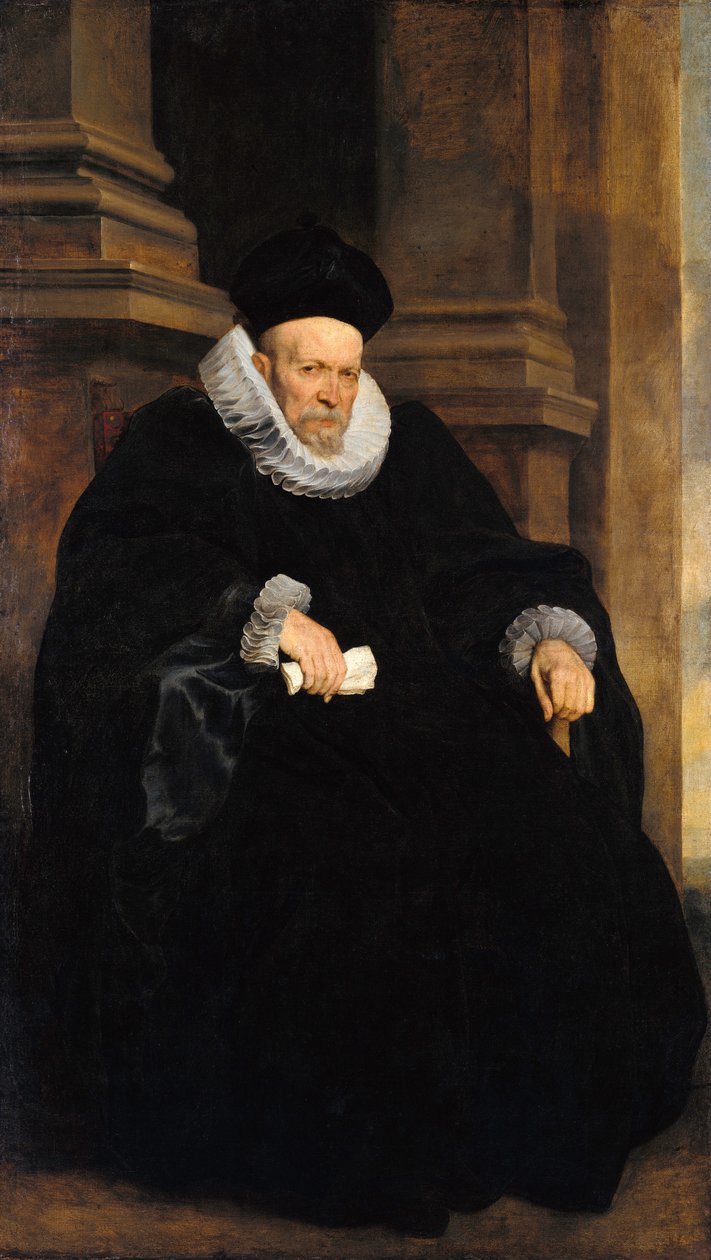 Portret van een Genovese Edelman door Anthony van Dyck