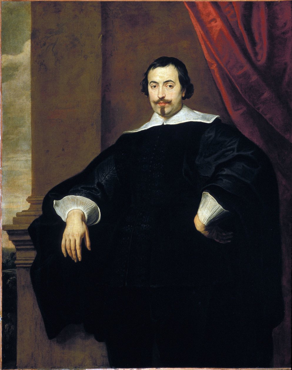 Portret van een man door Anthony van Dyck