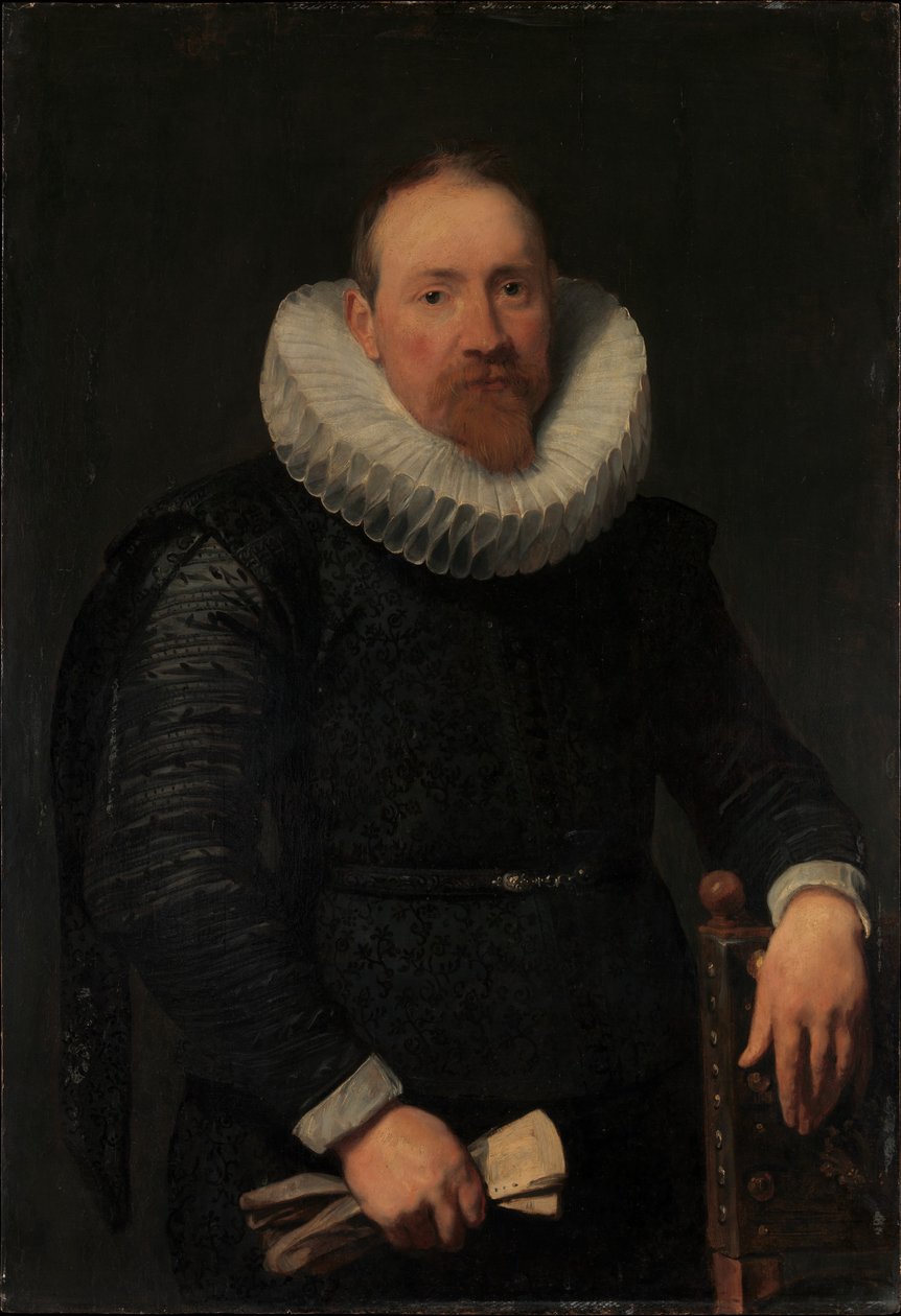 Portret van een man door Anthony van Dyck