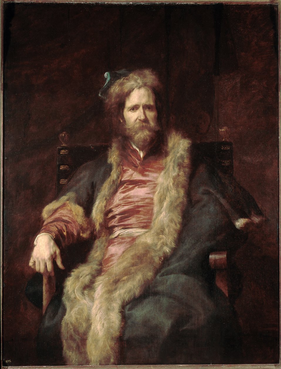 Portret van de schilder Marten Rijkaert, ca. 1631 door Anthony van Dyck