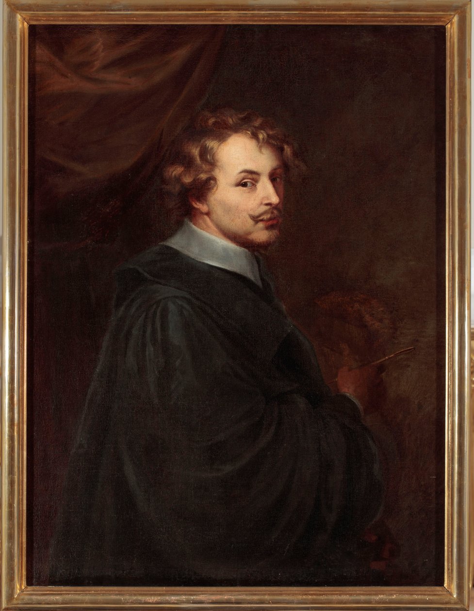 Portret van Anthony van Dyck (1599-1641) door Anthony van Dyck