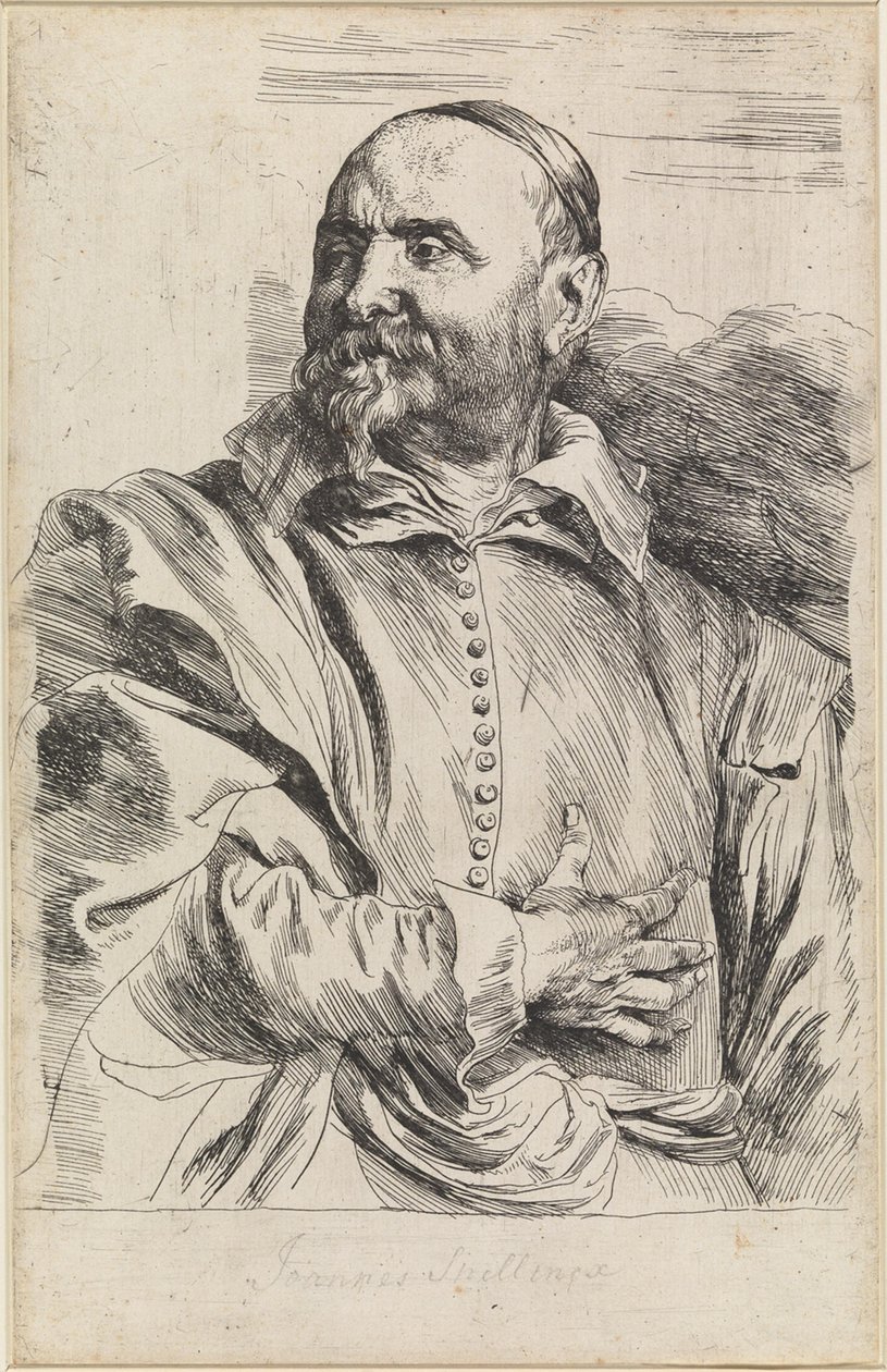 Portret van Johannes Snellincx door Anthony van Dyck