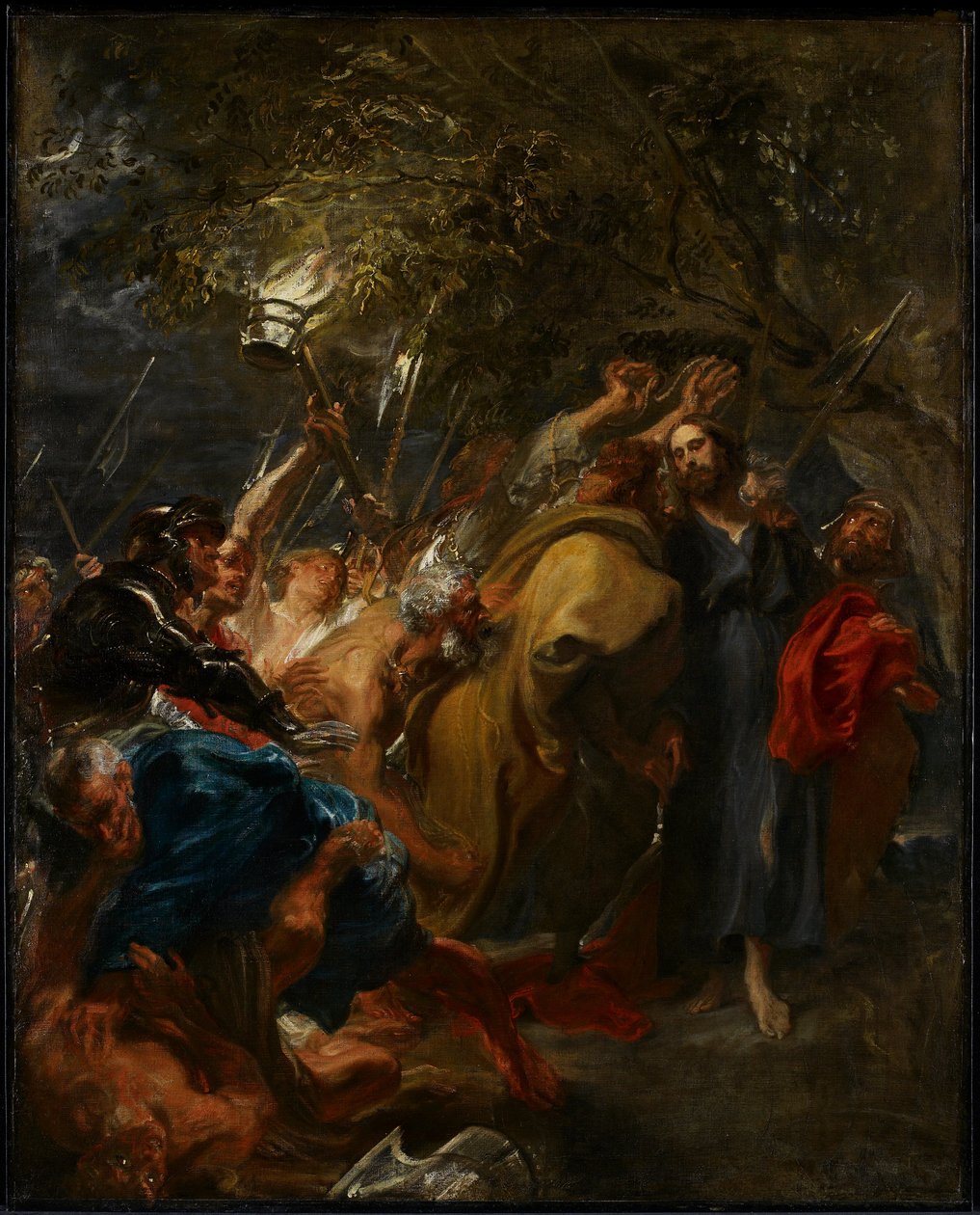 Het verraad aan Christus door Anthony van Dyck