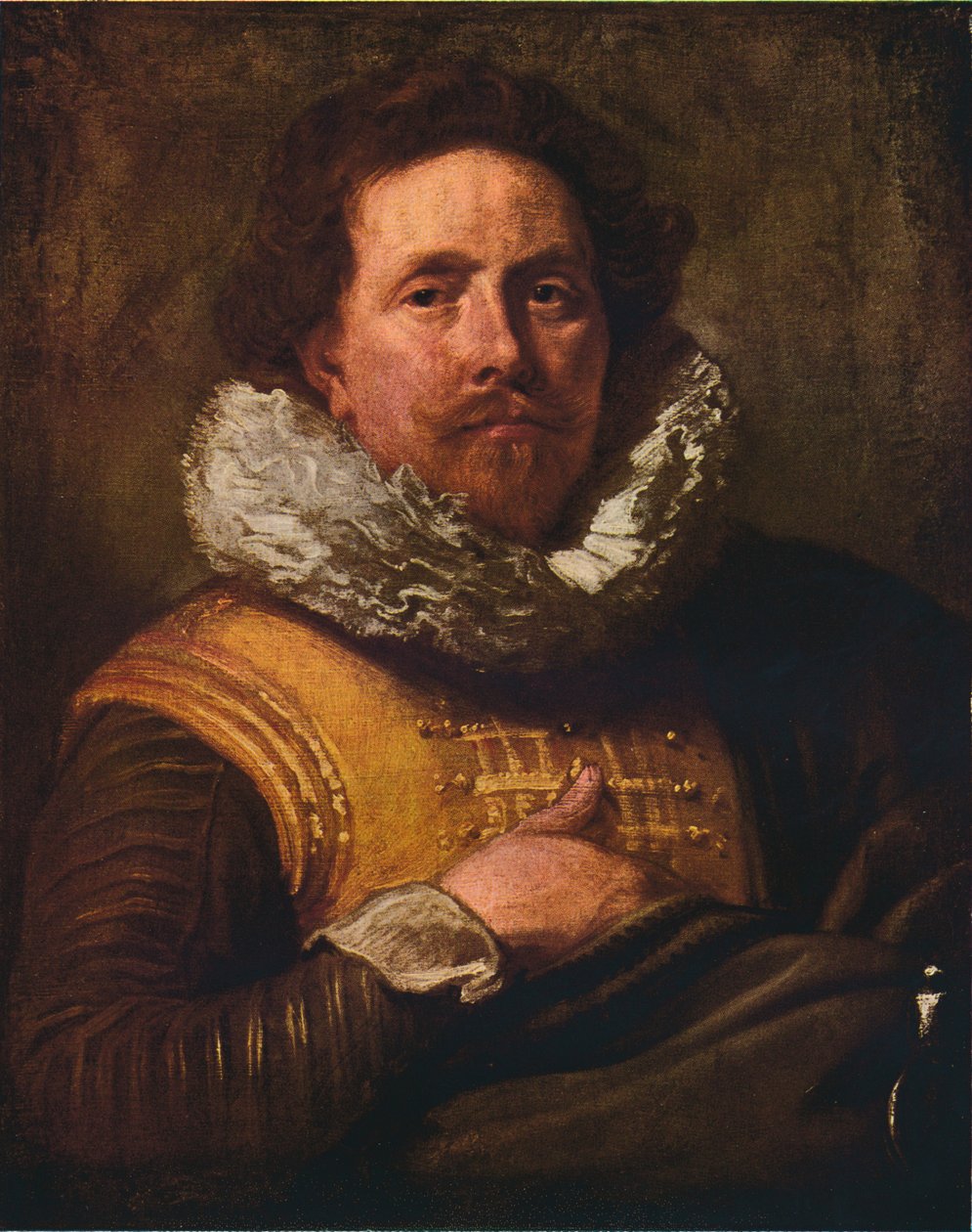 De Kapitein van de Wacht, ca. 1619-1541, 1937 door Anthony van Dyck
