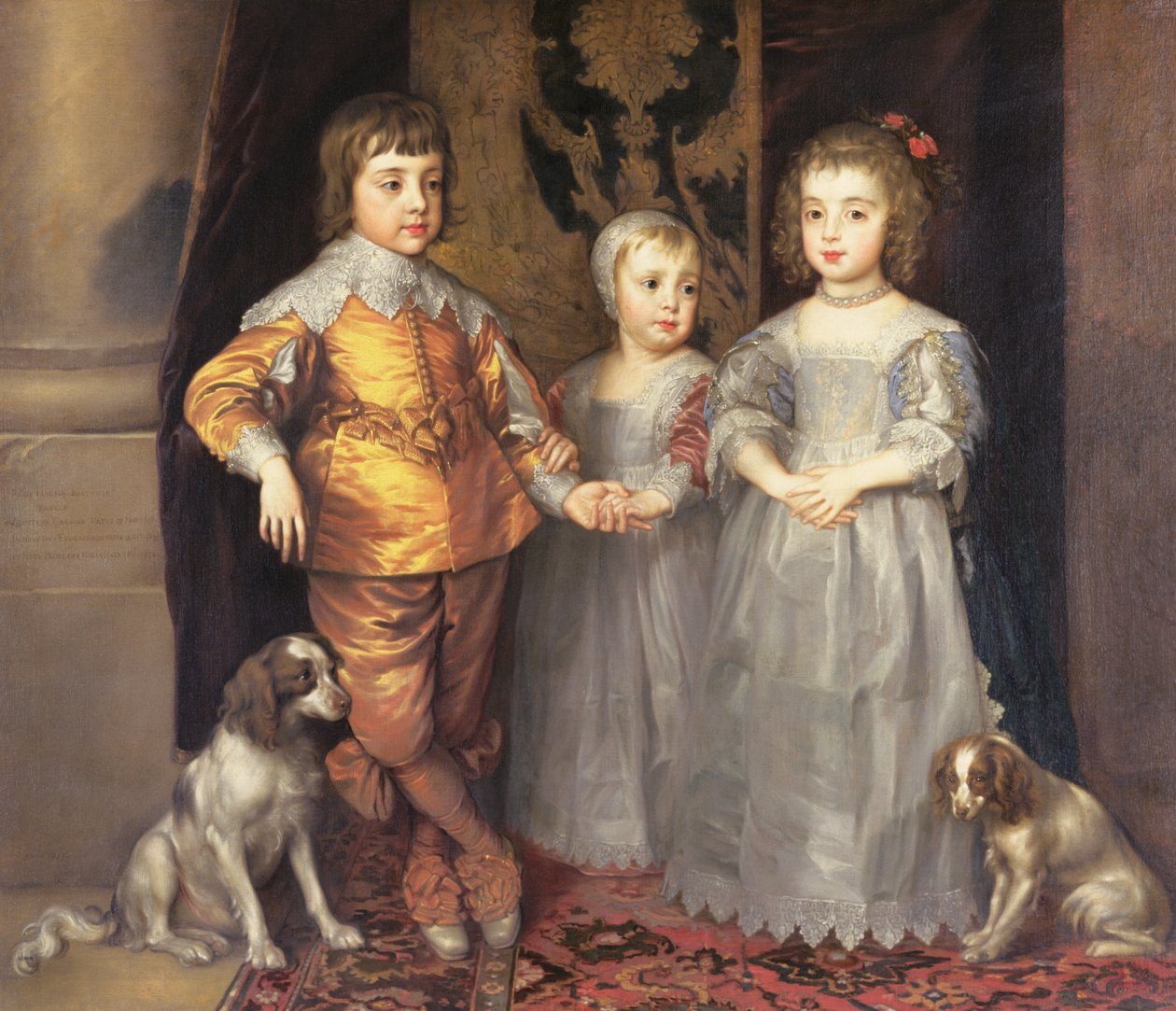 De kinderen van koning Charles I van Engeland en koningin Henrietta Maria, 1637 door Anthony van Dyck