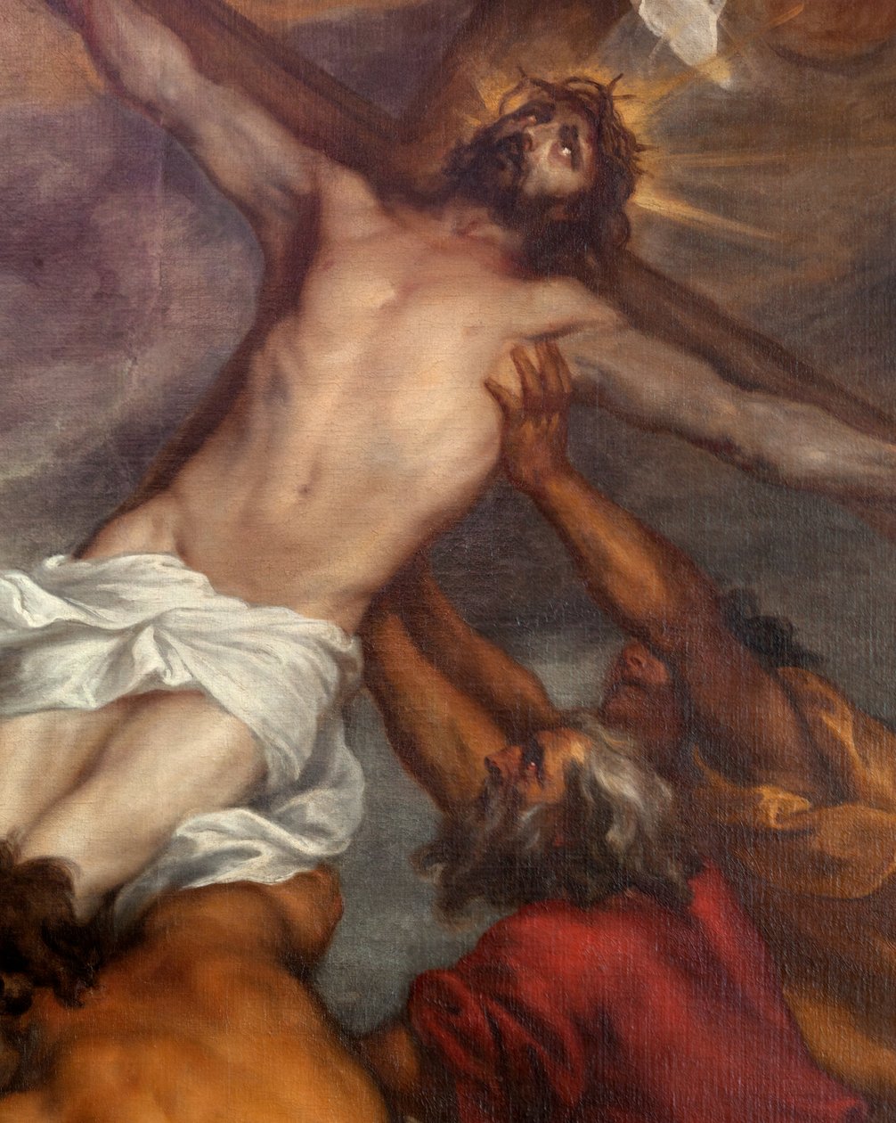 De Kruisverheffing, voor 1631 door Anthony van Dyck