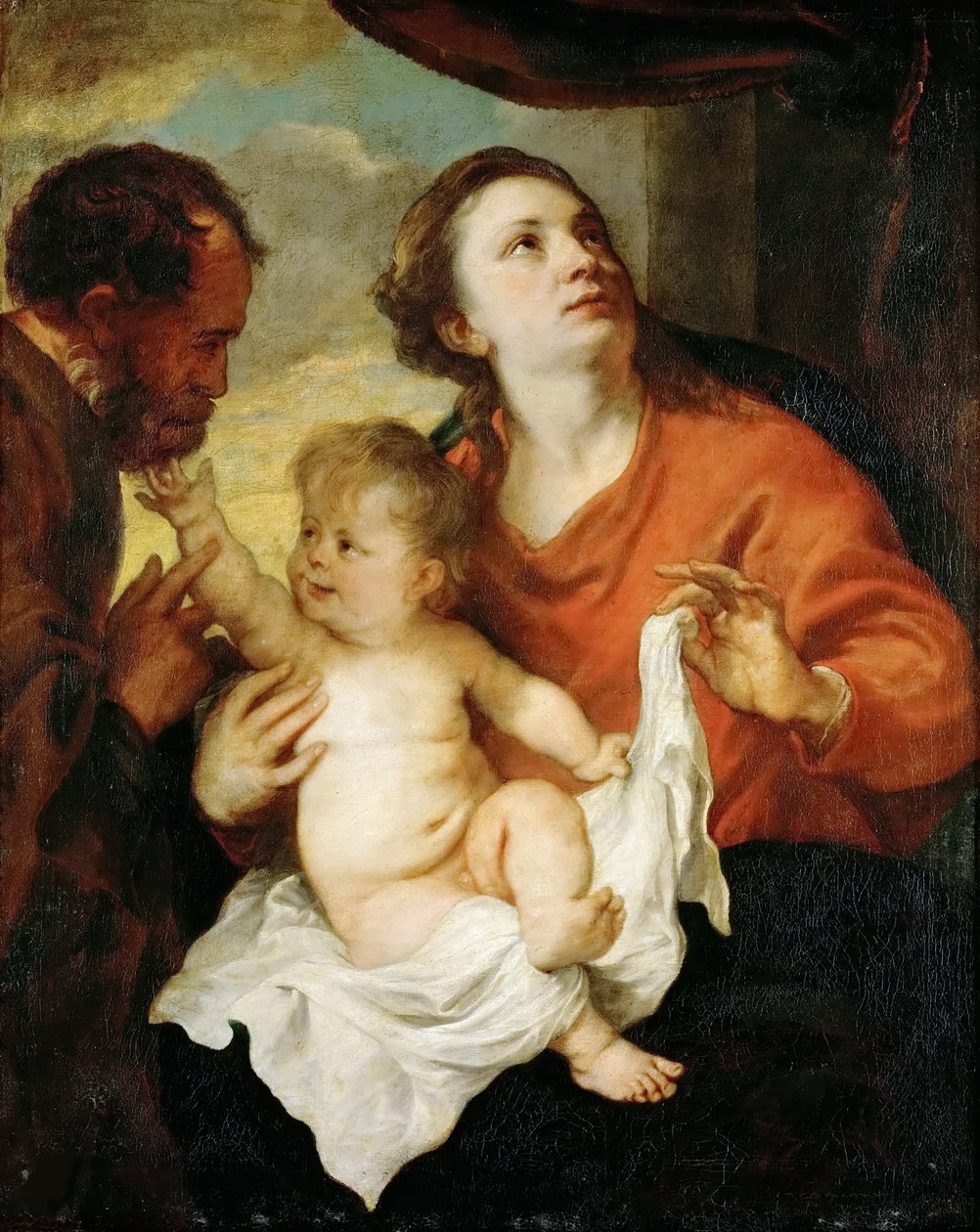 De Heilige Familie, ca 1627 door Anthony van Dyck