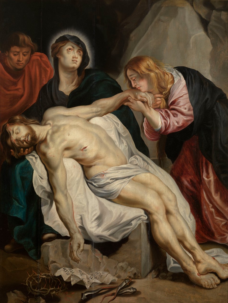 De Bewening van de Dode Christus door Anthony van Dyck