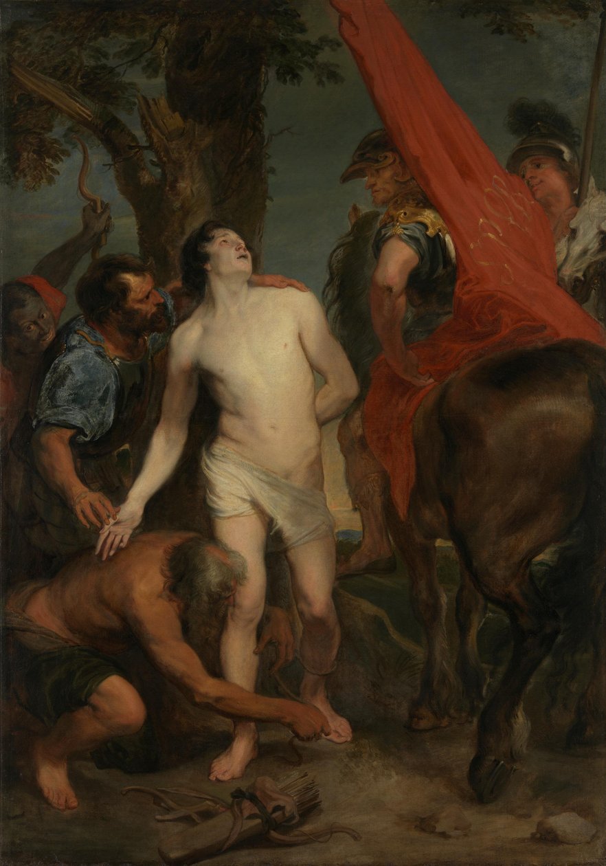 Het martelaarschap van de heilige Sebastiaan door Anthony van Dyck