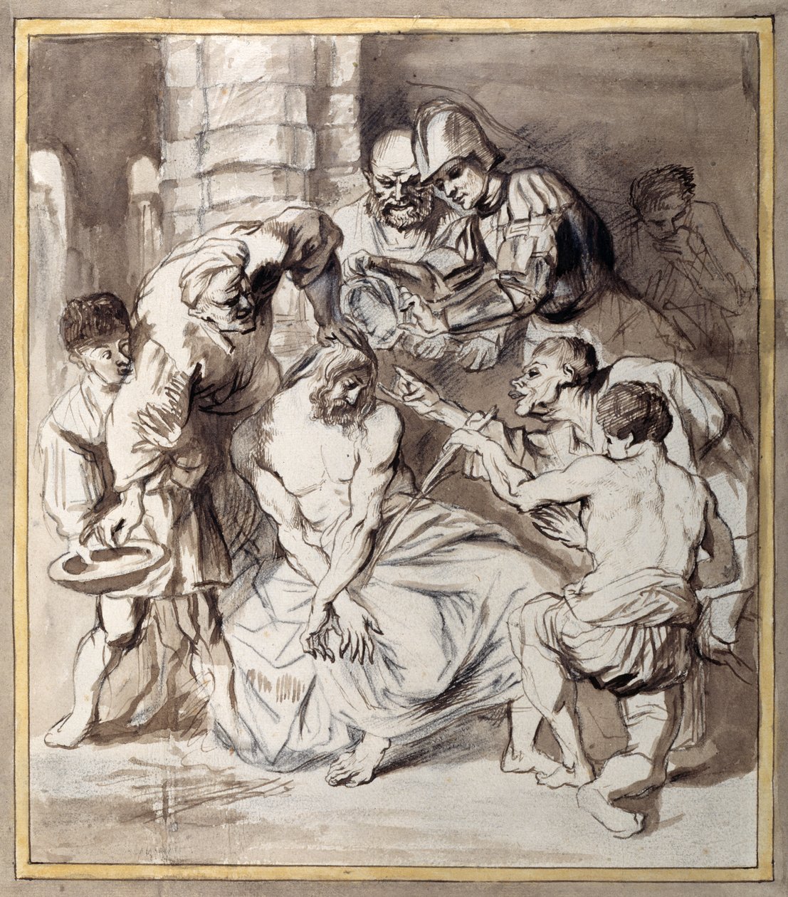 De Bespotting van Christus door Anthony van Dyck