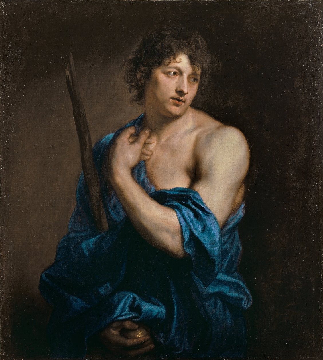 De herder Paris als personificatie van Artistiek Oordeel door Anthony van Dyck