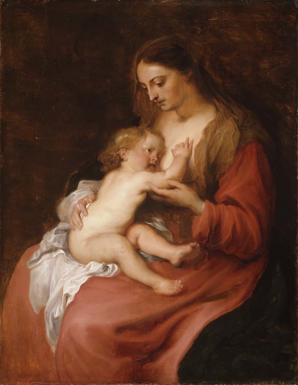 Maagd en Kind door Anthony van Dyck