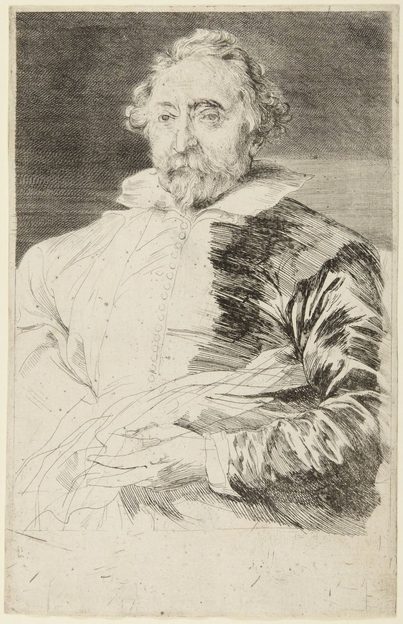Willem de Vos (Manquoy-Hendricks 15 II (van zeven)) door Anthony van Dyck