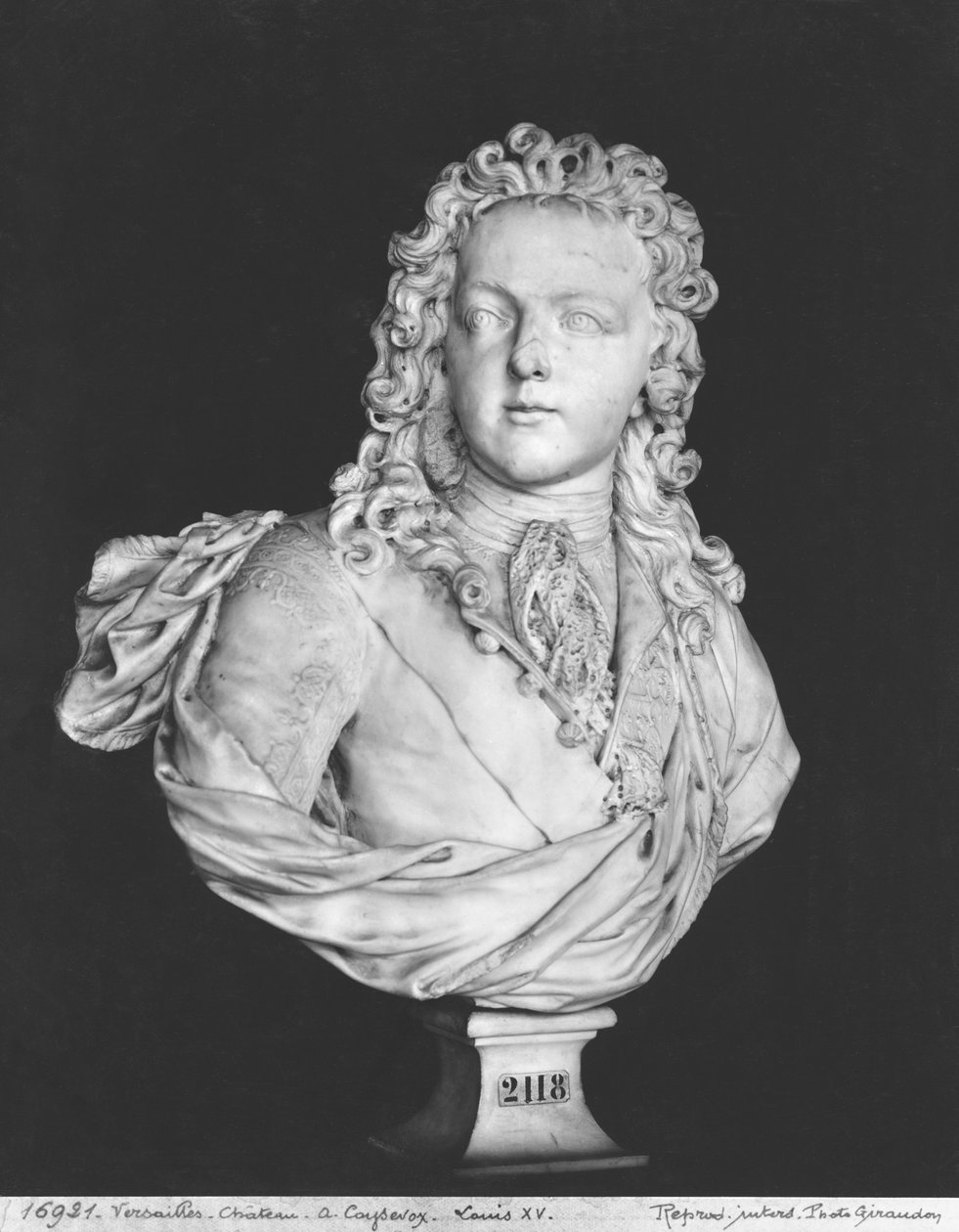 Buste van Lodewijk XV, 1719 door Antoine Coysevox