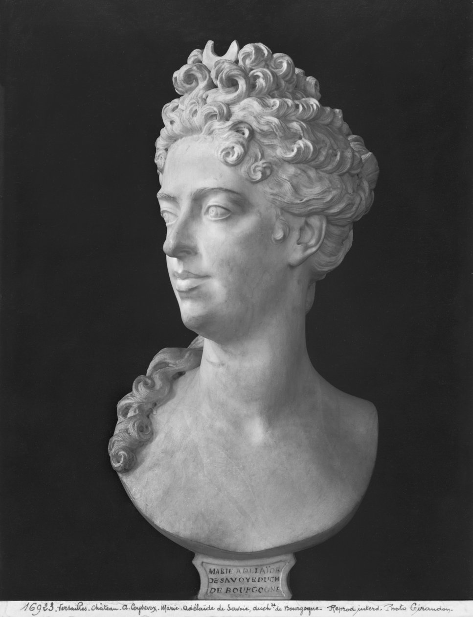 Buste van Marie-Adelaide de Savoie, hertogin van Bourgondië, 1710 door Antoine Coysevox