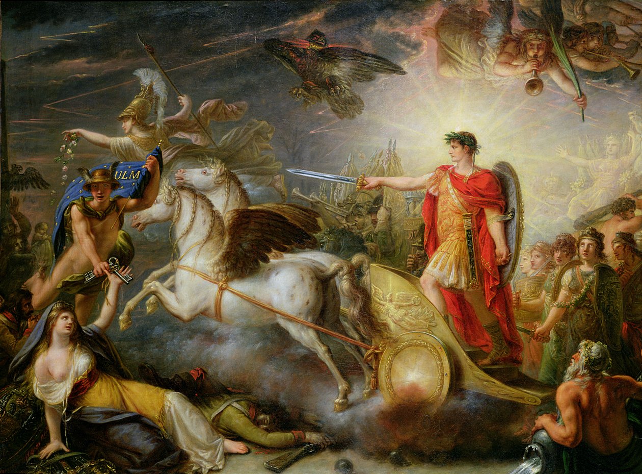 Allegorie van de overgave van Ulm, 20 oktober 1805 door Antoine-François Callet