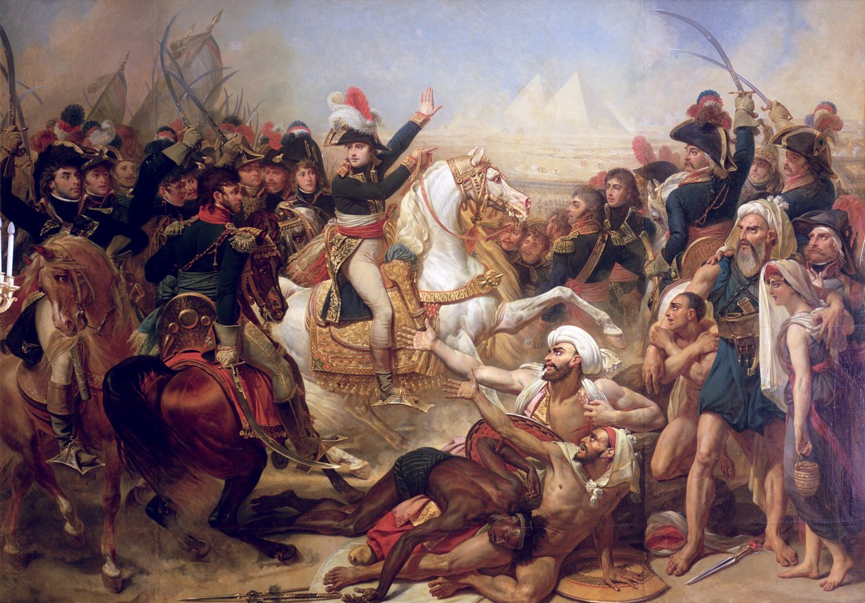 De slag bij de piramides, 21 juli 1798 door Antoine Jean Gros