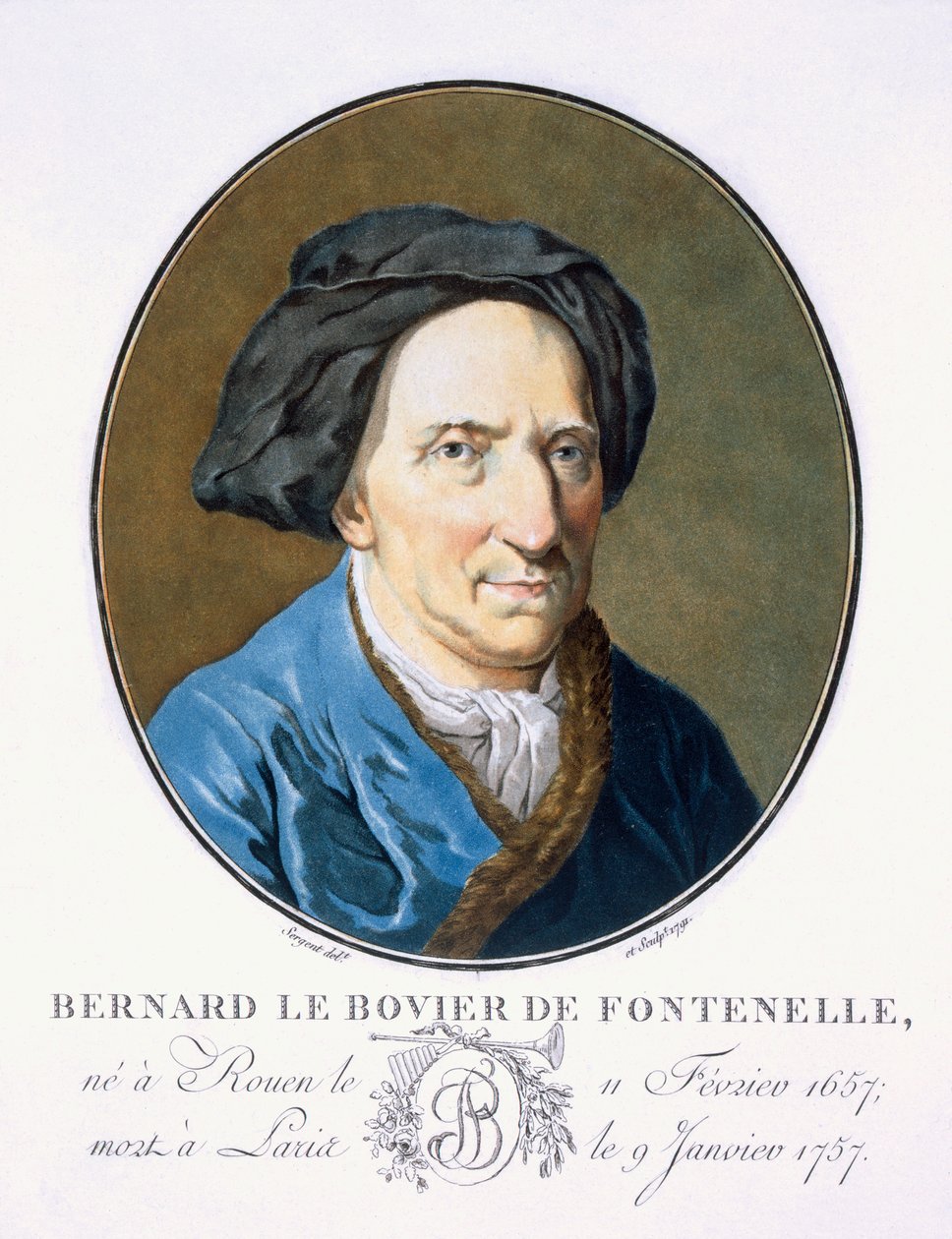 Bernard le Bovier de Fontenelle, uit 
