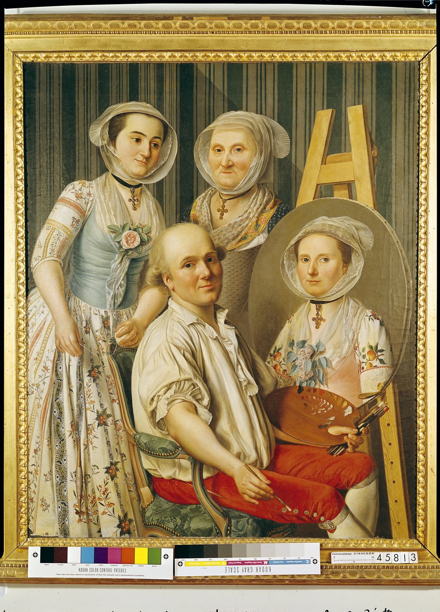 De Kunstenaar en Zijn Familie door Antoine Raspal