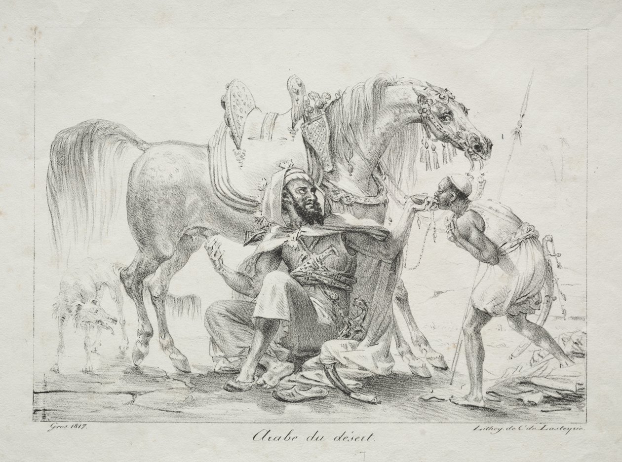 Arabier van de Woestijn door Antoine-Jean Gros