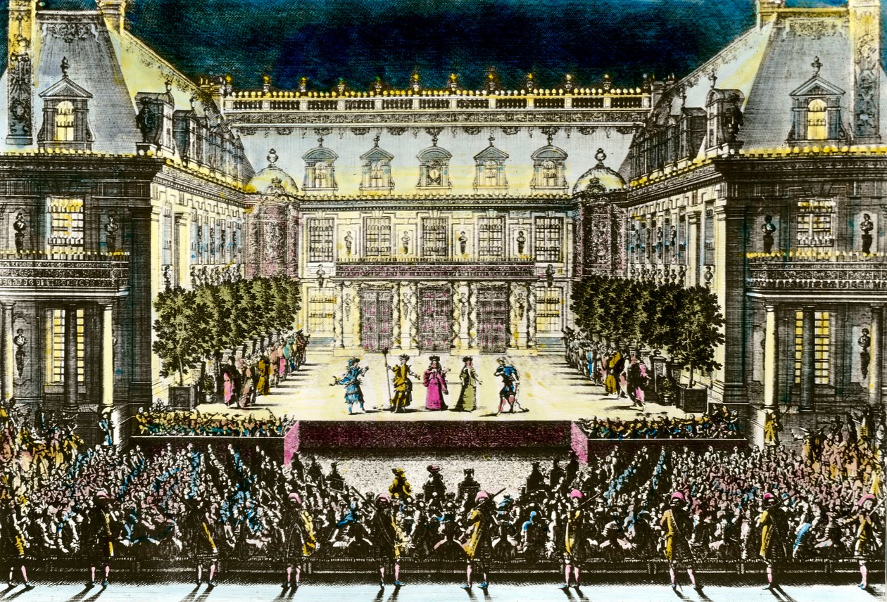Voorstelling van de opera tragedie Alceste, ou le Triomphe d