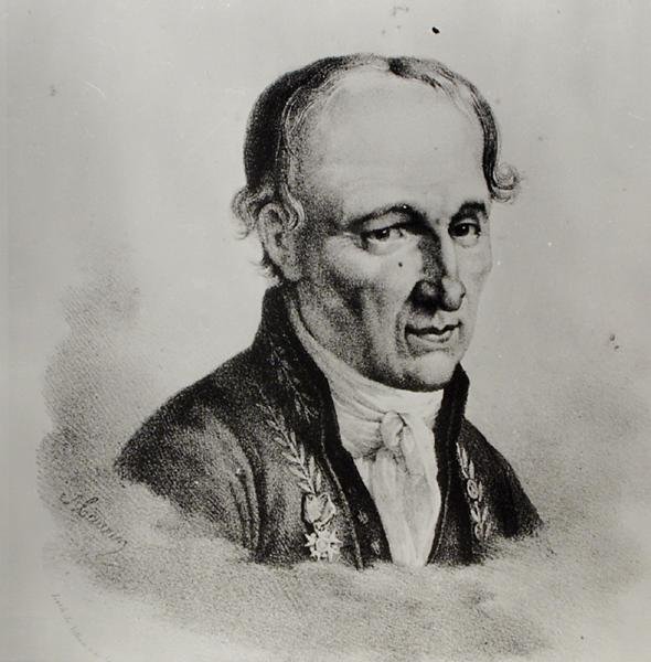 Portret van Rene Just Hauy (1743-1822) door Antoine (after) Maurin