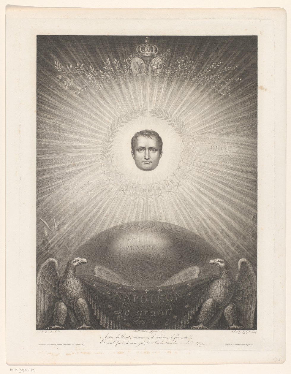 Verheerlijking van Napoleon Bonaparte door Antoine Aubert