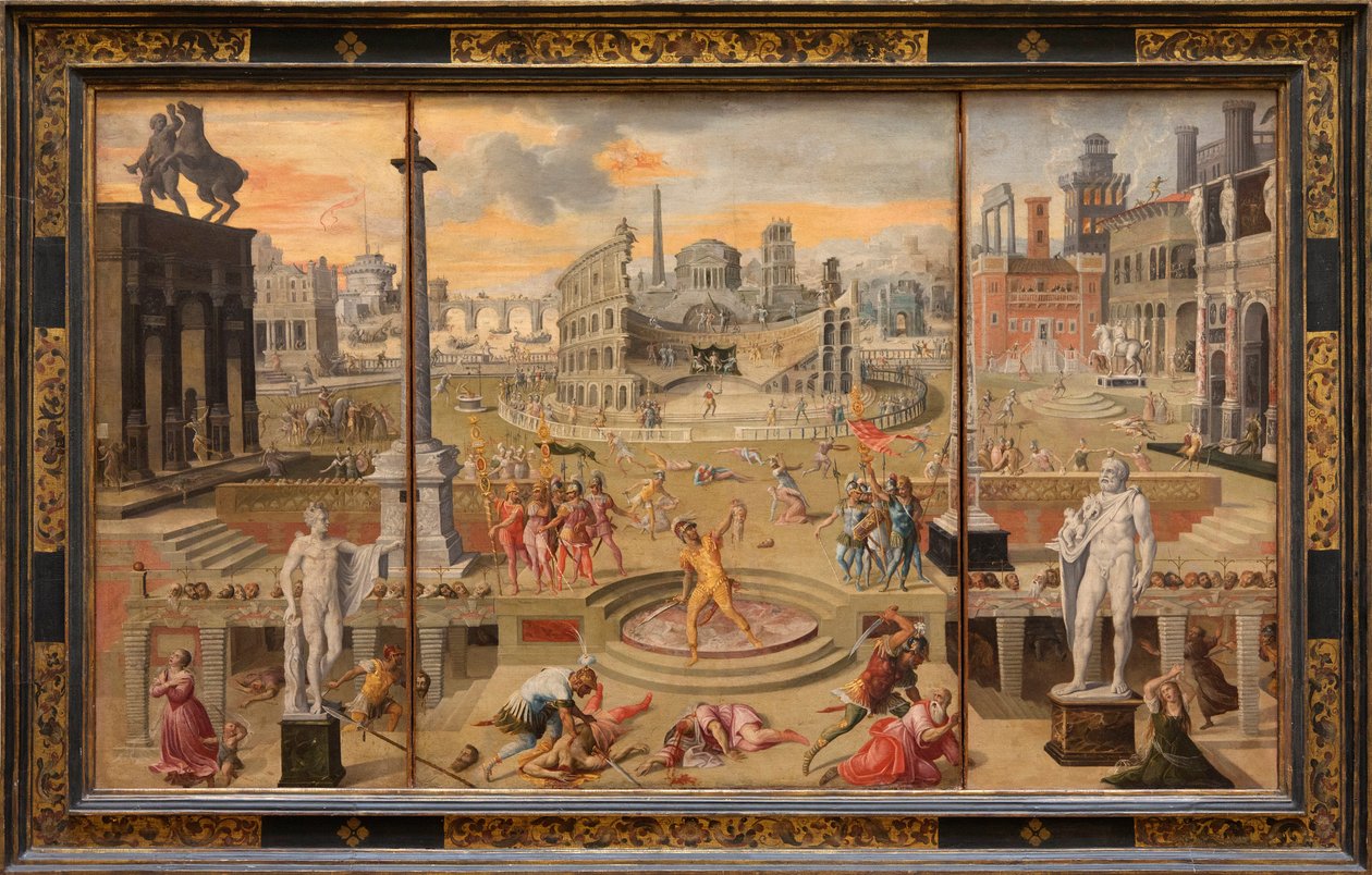 De slachtingen van het Triumviraat door Antoine Caron