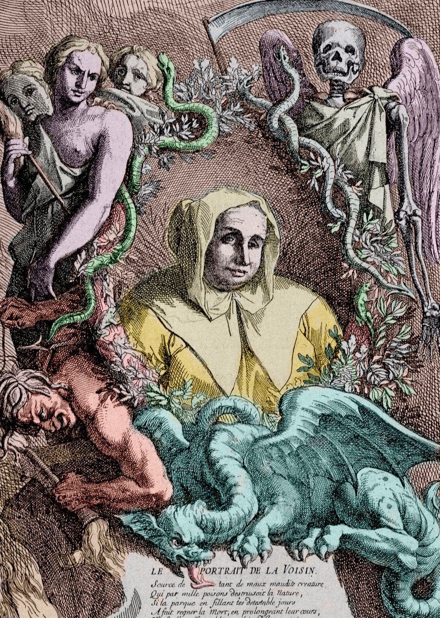 Portret van Catherine Deshayes door Antoine Coypel