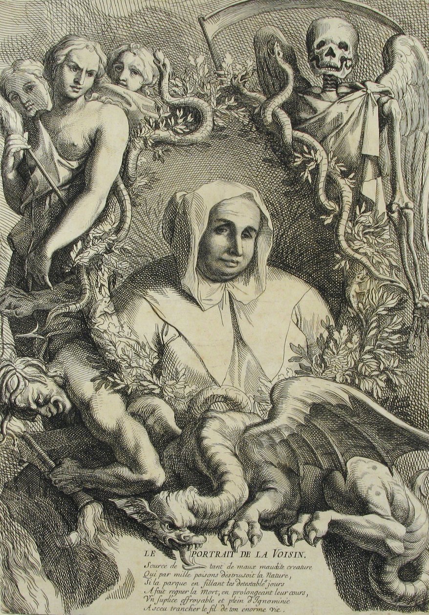 Portret van la Voisin door Antoine Coypel