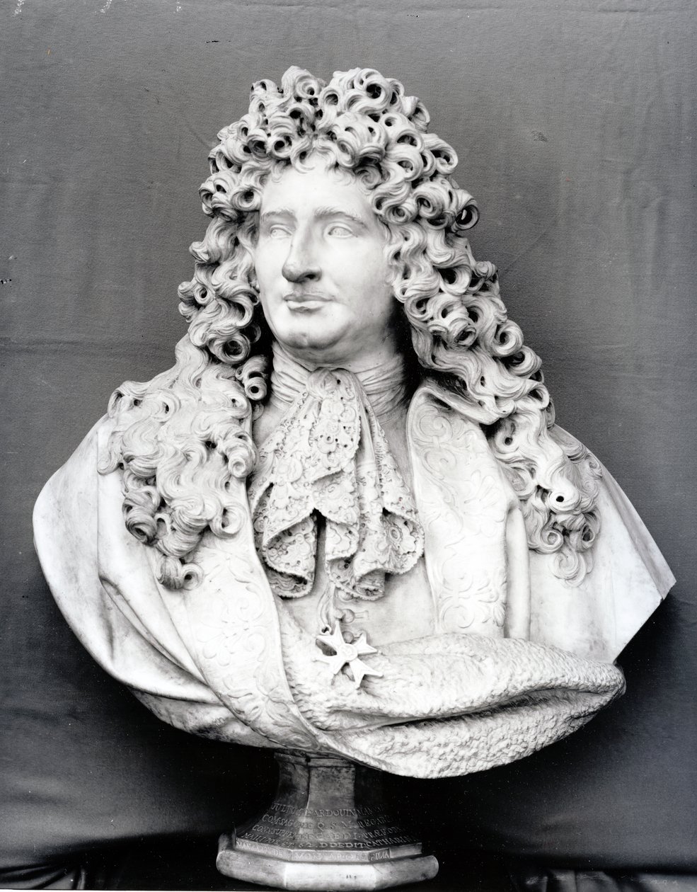 Buste van Jules Hardouin Mansart (1646-1708) 1698 door Antoine Coysevox