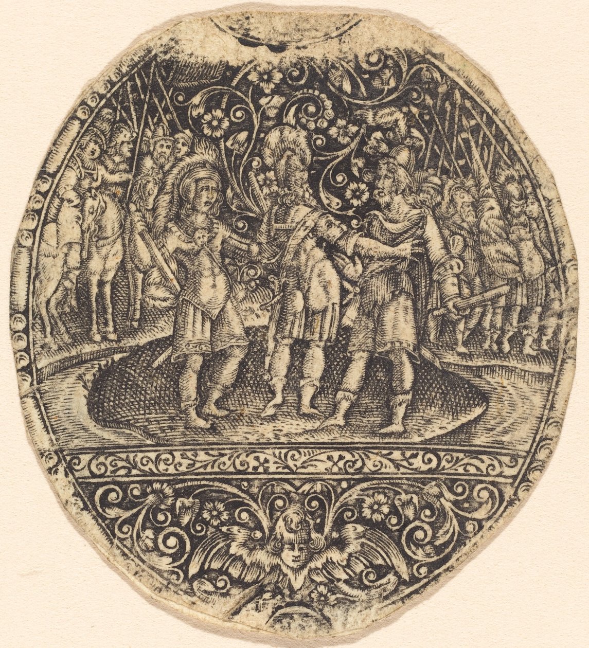 De Drie Horatii door Antoine Jacquard