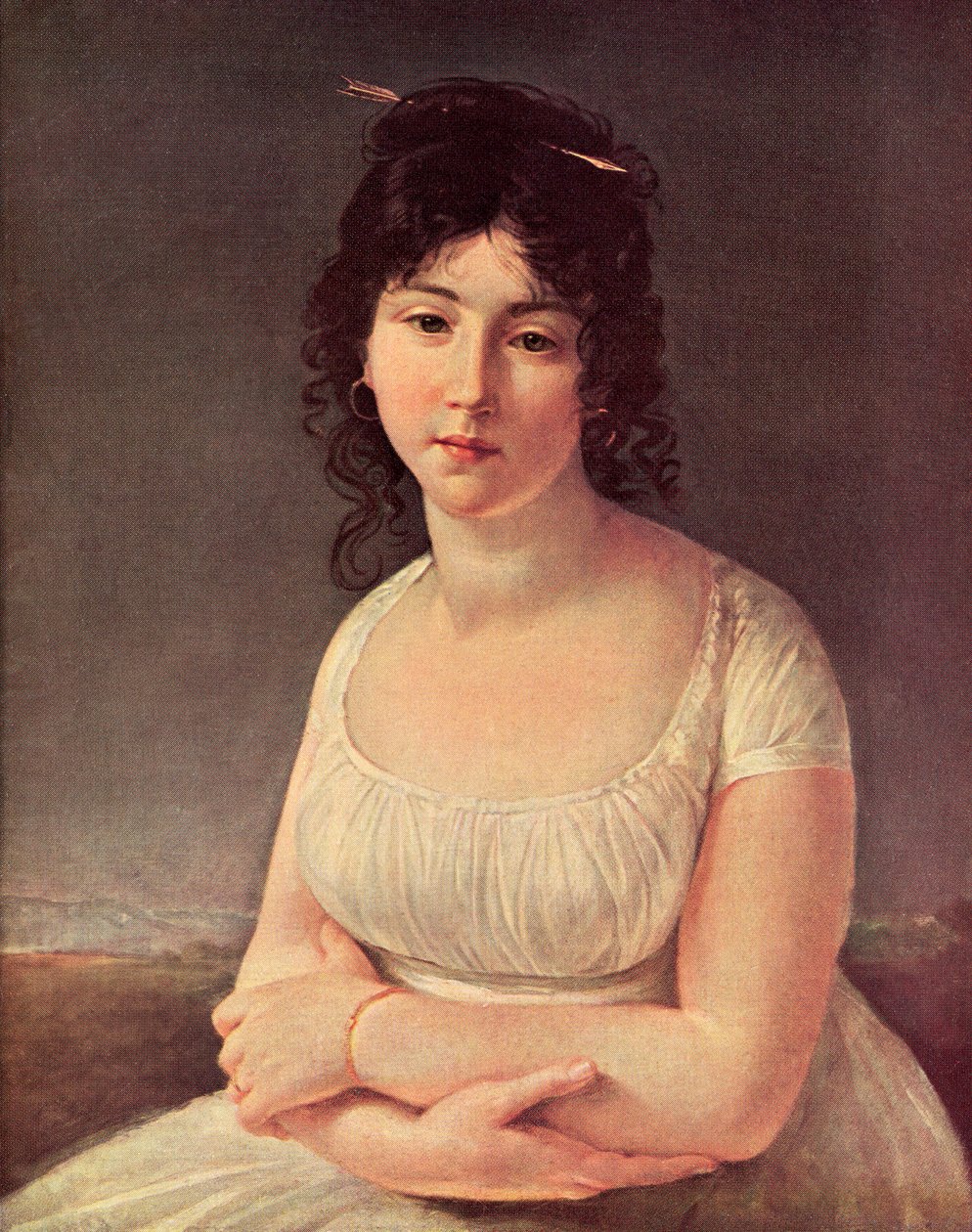 Madame Poussielgue op 23-jarige leeftijd in 1797 door Antoine Jean (after) Gros